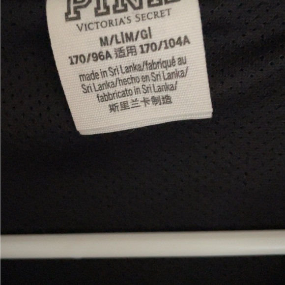 Victoria's Secret PINK Perforated Black Coat - Picture 2 of 3